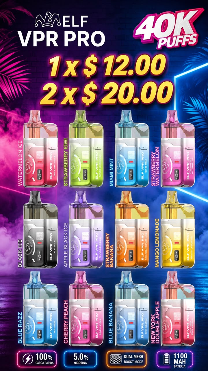 Elf VPR Pro 40.000 PUFFS