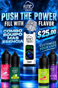 COMBO DRP FUME RECARGABLE (EQUIPO Y LIQUIDO)